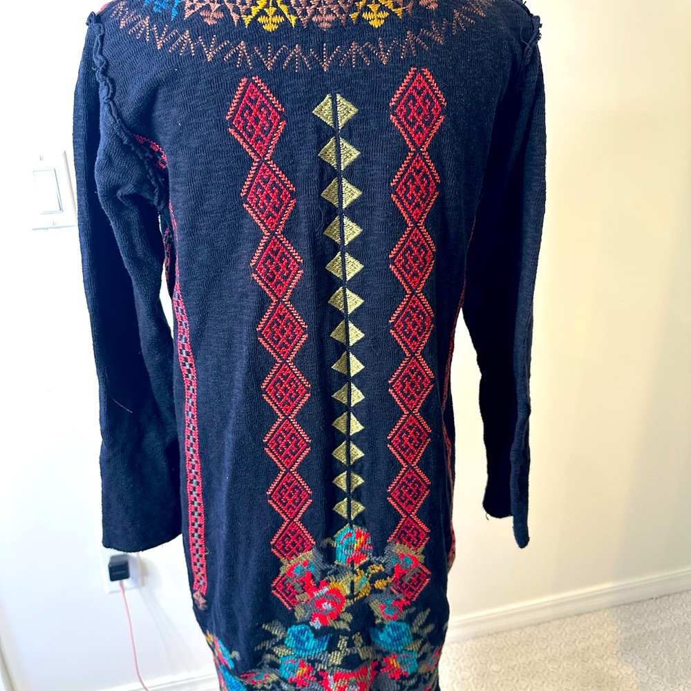 Johnny Was BIYA sweater jacket - Picture 4 of 4